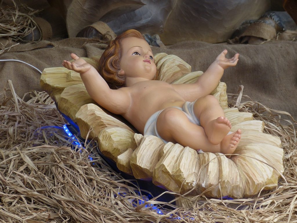 christ child, nativity scene, christmas